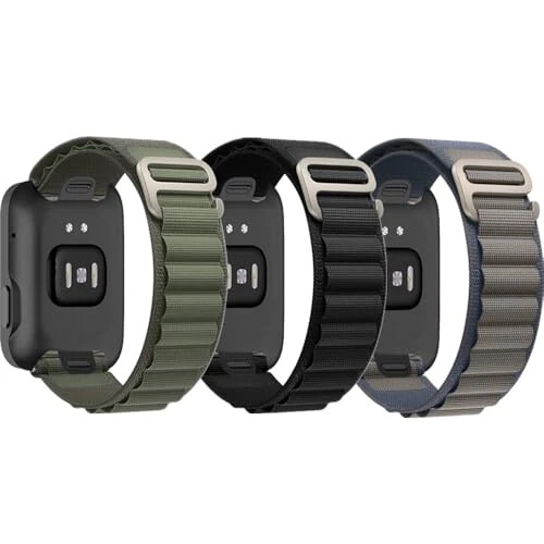 vixjimono Alpine Loop Band Apple Watch Band 49mm 46mm 45mm 41mm 44mm 40mm 42mm 38mm erkaklar va ayollar uchun, Naylon Sport Loop Bands Apple Watch Ultra 2&1 iWatch Series 10 9 8 7 SE 6 5 4 3 2 1 uchun - VIXJIMONO