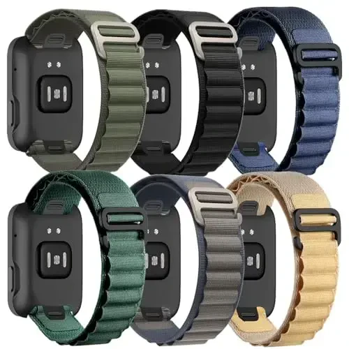 vixjimono Alpine Loop Band Apple Watch Band 49mm 46mm 45mm 41mm 44mm 40mm 42mm 38mm Men Women bilan mos keladi, Apple Watch Ultra 2&1 iWatch Series10 9 8 7 SE 6 5 4 3 2 1 uchun neylon sport loop bantlari - 7