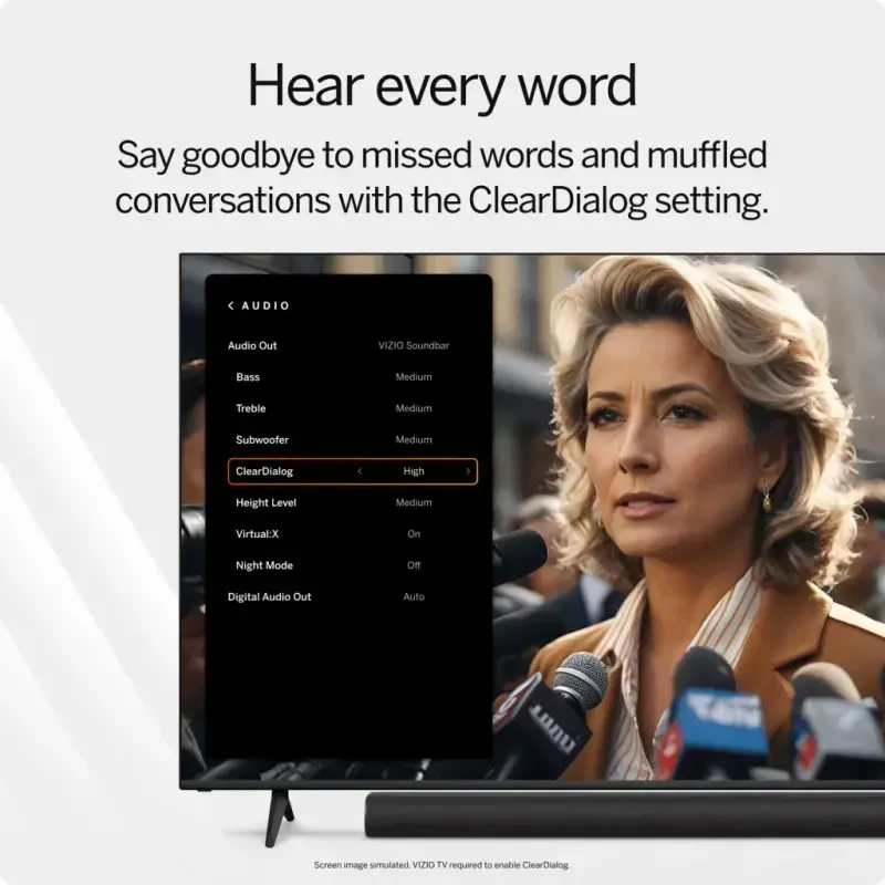 VIZIO All-in-One 2.1 Soundbar w/ Dolby Atmos, DTS: X, Bluetooth (NEW) SV210D-0806 - 10