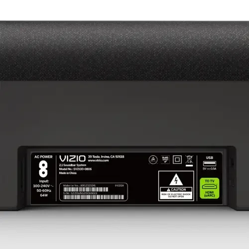 VIZIO All-in-One 2.1 Soundbar w/ Dolby Atmos, DTS: X, Bluetooth (NEW) SV210D-0806 - 18