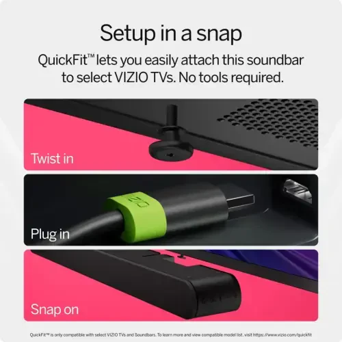 VIZIO Dolby Atmos va DTS: X xususiyatli 5.1 Soundbar SE (YANGI) SV510X-0806 - 4