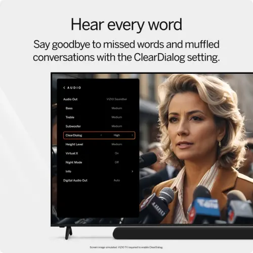 VIZIO 5.1 Soundbar SE with Dolby Atmos and DTS: X (NEW) SV510X-0806 - VIZIO (1)