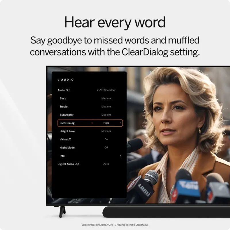 VIZIO 5.1 Soundbar SE with Dolby Atmos and DTS: X (NEW) SV510X-0806 - 2