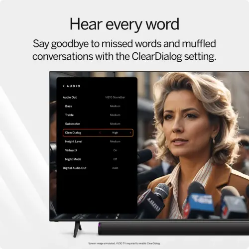 VIZIO Elevate SE 5.1.2 Dolby Atmos va DTS: X (YANGI) SL512X-0806 bilan Soundbar - 8