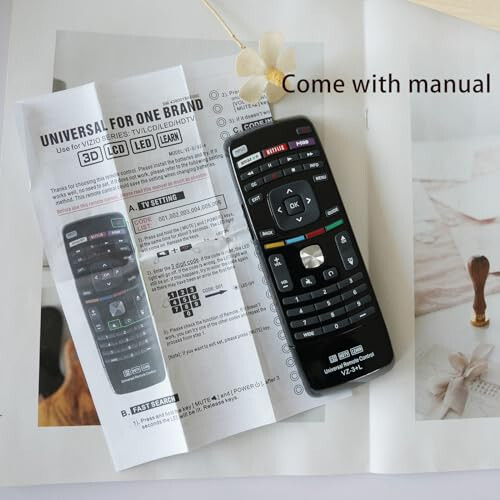 Universal Replacement Remote Control VZ-3+L Compatible for All VIZIO LED QLED LCD HDTV 4K UHD HDR SMARTCAST Smart TVs Models for VIZIO-TV-Remote - 4