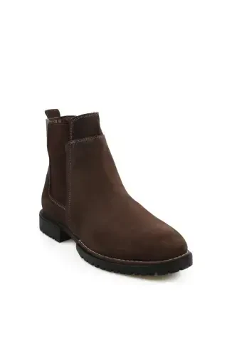 Vizon 100% Leather Thermo Sole Suede Chelsea Boot 