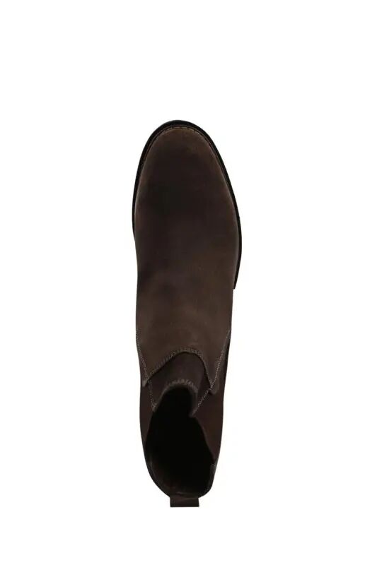 Vizon 100% Leather Thermo Sole Suede Chelsea Boot - 4