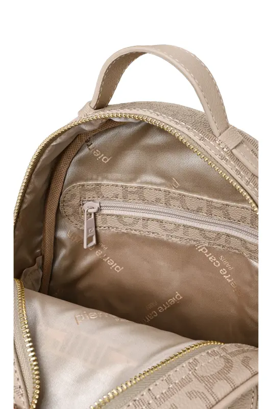 Vizon Büyük Alfabe Kadın Sırt Cantası 05PO22Y1541-Vizon - 4