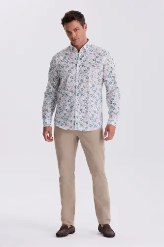 Vizon Comfort Fit Pamuklu Rahat Kesim 5 cep Pantolon - JAKAMEN (1)