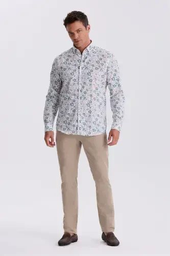 Vizon Comfort Fit Pamuklu Rahat Kesim 5 cep Pantolon - Modazone (1)