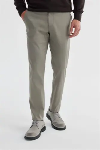 Vizon Comfort Fit Yan Cep Kanvas Pantolon - 1