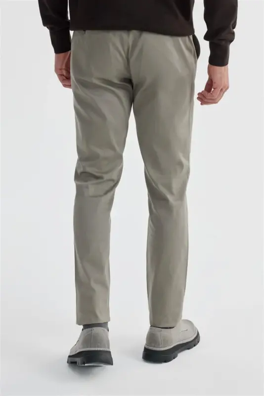 Vizon Comfort Fit Yan Cep Kanvas Pantolon - 4