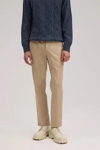 Vizon Comfort Fit Yan Cep Pamuklu Kanvas Pantolon - 2