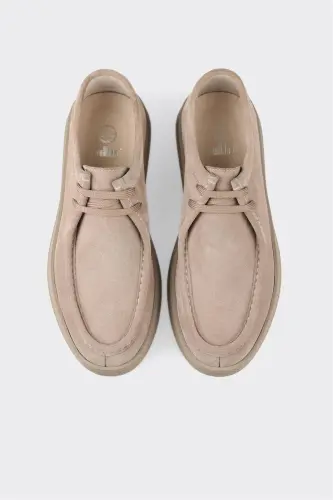 Vizon Deri Erkek Spor Ayakkabı - Vizon - ELLE SHOES (1)