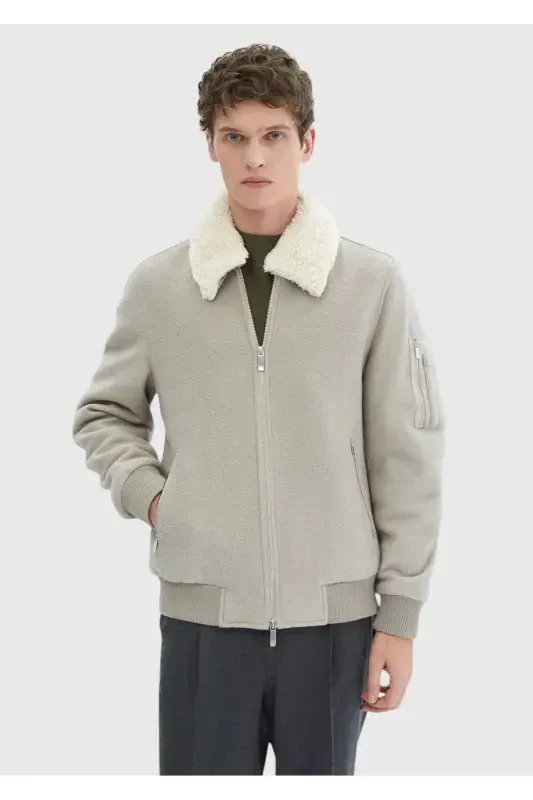 Vizon Dokuma Palto - 1