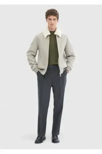 Vizon Dokuma Palto - 2