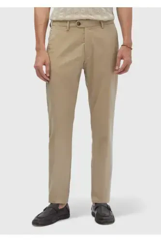 Vizon Düz Dokuma Regular Fit Casual Pantolon - RAMSEY (1)