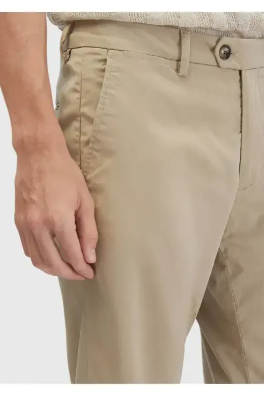 Vizon Düz To'qima Regular Fit Casual Shimim - 4