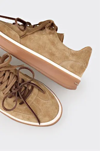Vizon Leather Sneakers-Vizon - 5