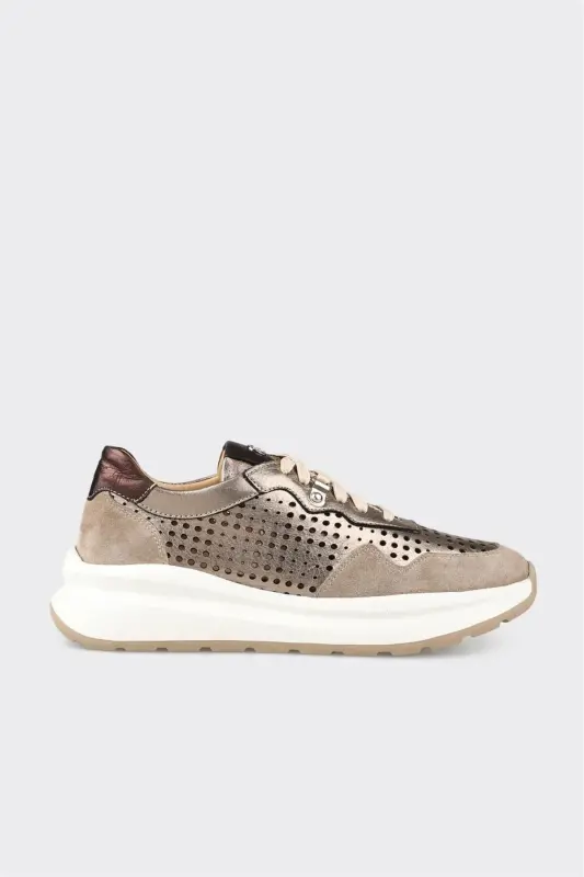 Vizon Leather Women's Sports Shoes - Vizon - ELLE SHOES