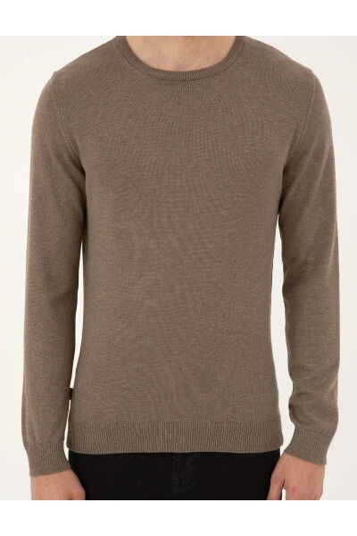 Vizon Melanj Slim Fit Basic Ko'ylak - 6