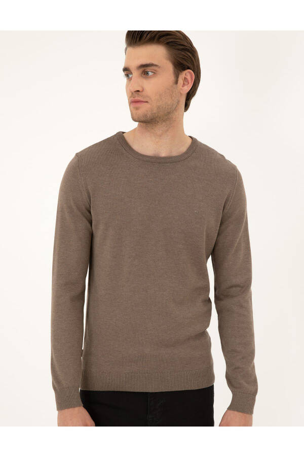 Vizon Melanj Slim Fit Basic Sweater - 3