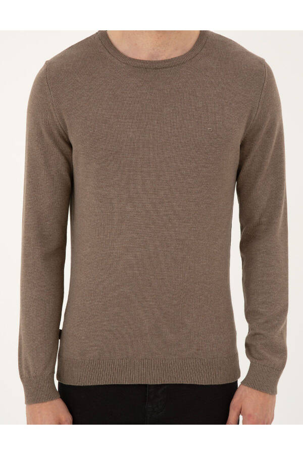 Vizon Melanj Slim Fit Basic Sweater - 6