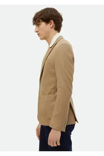 Vizon Mikro Shirt Shoulder Slim Fit Paxta Aralash Triko Pidjak - 3