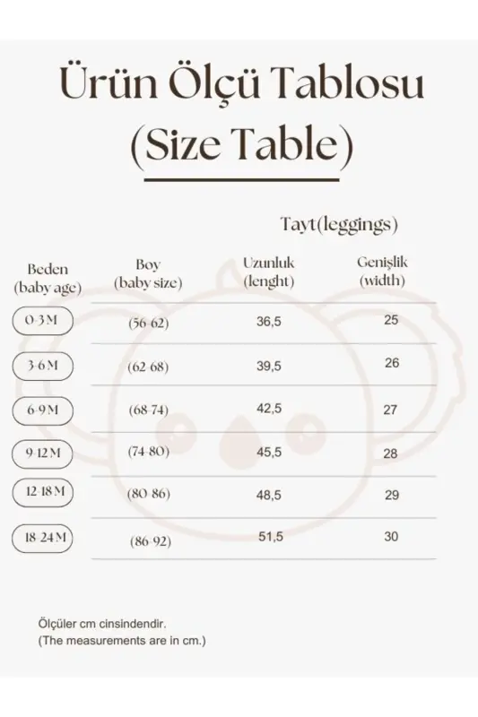 Vizon Penye Bebek Tayt - 3