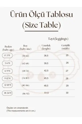 Vizon Penye Bebek Tayt - 3