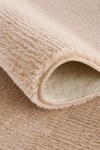 Vizon Post Dokuma Halı Peluş Tavşan Tüyü Hissi-Vizon - 6