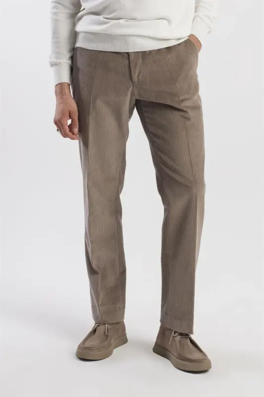 Vizon Regular Fit %100 Pamuk Kadife Pantolon - 2
