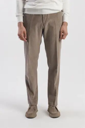 Vizon Regular Fit %100 Pamuk Kadife Pantolon 