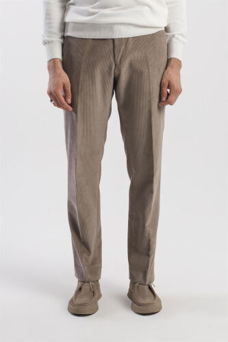 Vizon Regular Fit 100% Paxta Baxmal Shim - Modazone