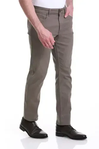 Vizon Regular Fit Toʻgʻri 5 choʻntakli Paxta Jinsi Shim - V - 3