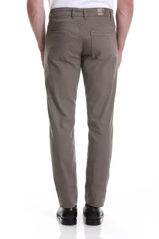 Vizon Regular Fit Toʻgʻri 5 choʻntakli Paxta Jinsi Shim - V - 4