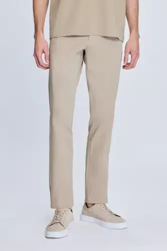 Vizon Regular Fit Yon cho'ntakli kundalik kanvas shim - 1