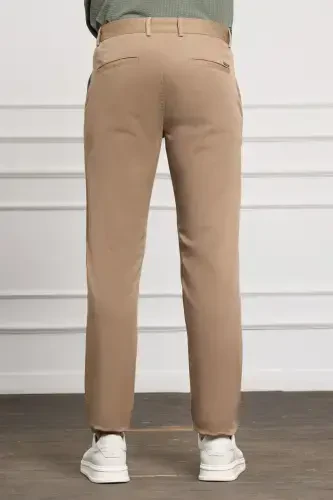 Vizon Slim Fit Dar Kesim Chino Yan Cep Erkek Pantolon-A.Vizon - 3