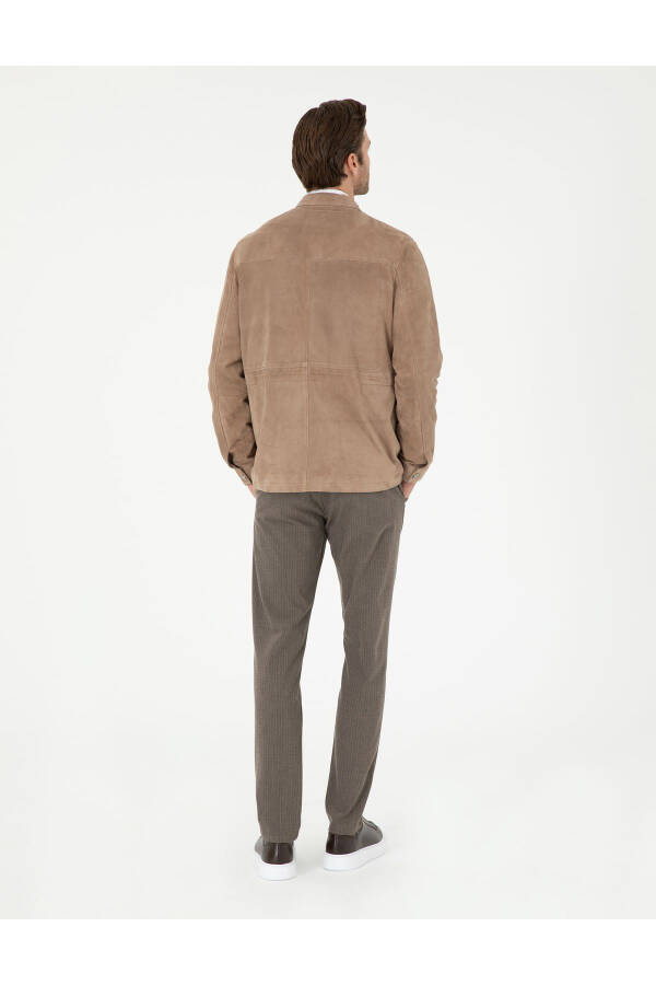 Vizon Slim Fit Çizgili Kanvas Pantolon 50295951-VR052 - Vizon - 4