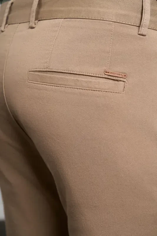 Vizon Slim Fit Tor Kesim Chino Yon Cho'ntak Erkak Shim - 4