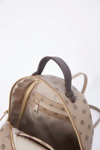 Vizon Yeni Monogram Kadın Sırt Çantası 05PO22Y1541 - Vizon Yeni Monogram 