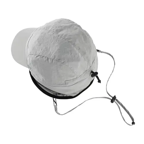 Home Prefer Waterproof Men's Winter Hats with Visor Warm Fleece Lined Baseball Cap Earflaps Trooper Trapper Hat for Men - 6