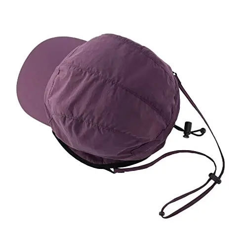 Home Prefer Waterproof Men's Winter Hats with Visor Warm Fleece Lined Baseball Cap Earflaps Trooper Trapper Hat for Men - 5