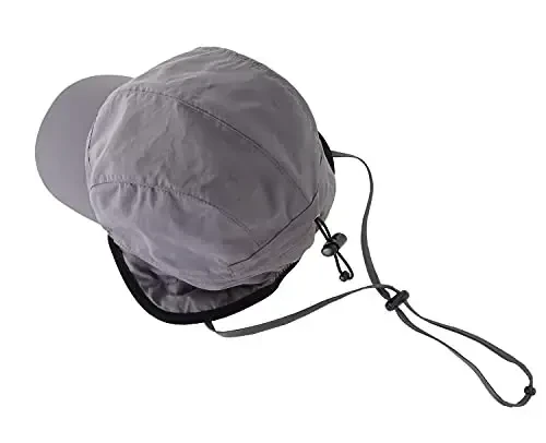 Home Prefer Waterproof Men's Winter Hats with Visor Warm Fleece Lined Baseball Cap Earflaps Trooper Trapper Hat for Men - 6