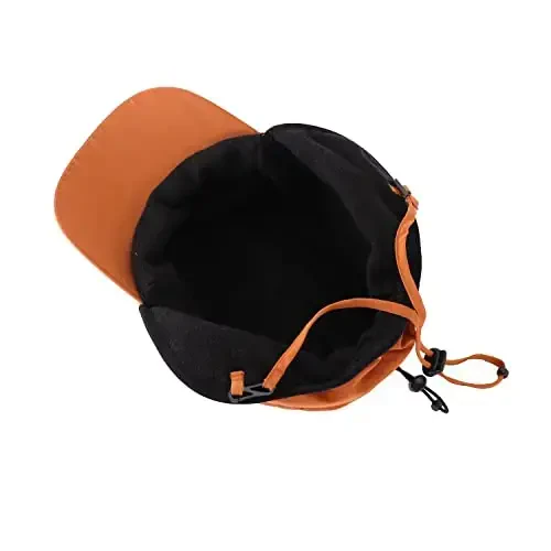 Home Prefer Waterproof Men's Winter Hats with Visor Warm Fleece Lined Baseball Cap Earflaps Trooper Trapper Hat for Men - 4