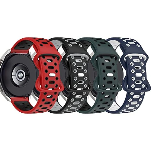 Watch Bands Compatible with VKAROOD KC88 for Women&Men Breathable Silicone Replacement Wristbands Adjustable Sport Strap Quick Release Band - CHOFIT