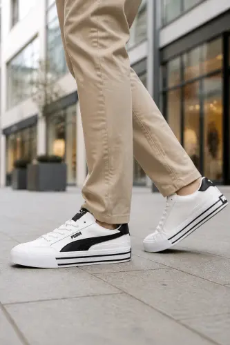 VL-5460 Beyaz Kadın Günlük Sneaker Comfort Casual Anatomik Spor Ayakkabı - Beyaz-7535 - 1