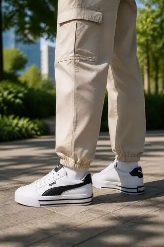 VL-8924 Beyaz Kadın Günlük Sneaker Comfort Casual Anatomik Spor Ayakkabı - Beyaz-1010 - 1