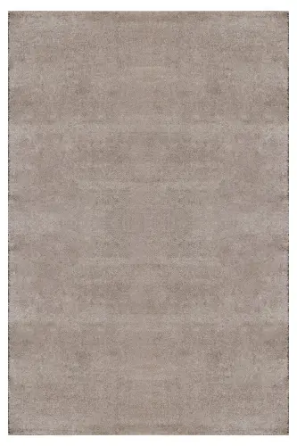 Vl Comfort Peluş Gilam Jigarrang Overlokli-Jigarrang - 4