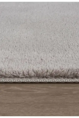 Vl Comfort Peluş Gilam Jigarrang Tekis Sochli-Jigarrang Tekis Soch - 7